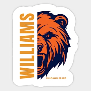 WILLIAMS CALEB IS HERE WITH THE BEARS Sticker